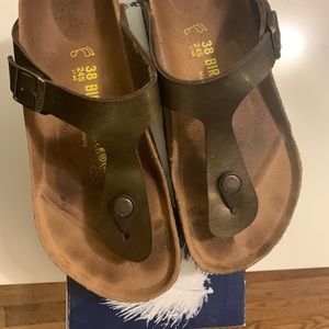 Birkenstock Gizeh Sandals Copper Size 8